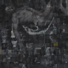 L'uomo che cammina, oil on canvas, 2015, cm 50x70