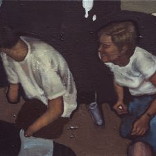 Sospensione, 2006, oil on canvas, cm 40x50