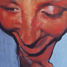 Il volto di Dio, 2005, oil on canvas, cm 40x50