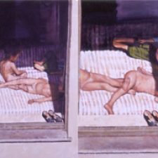 Untitled, 2000, oil on canvas, polyptych, cm 70x100 each