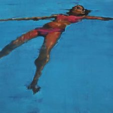 Goccia del mare, 2003, oil on canvas, cm 80x120