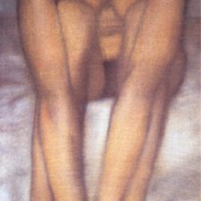 Untitled, 1995, oil on canvas, cm 50x20