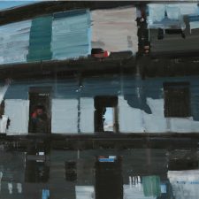 Larve, 2010, oil on canvas, cm 100x120
